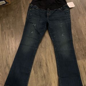 Bootcut maternity jeans
